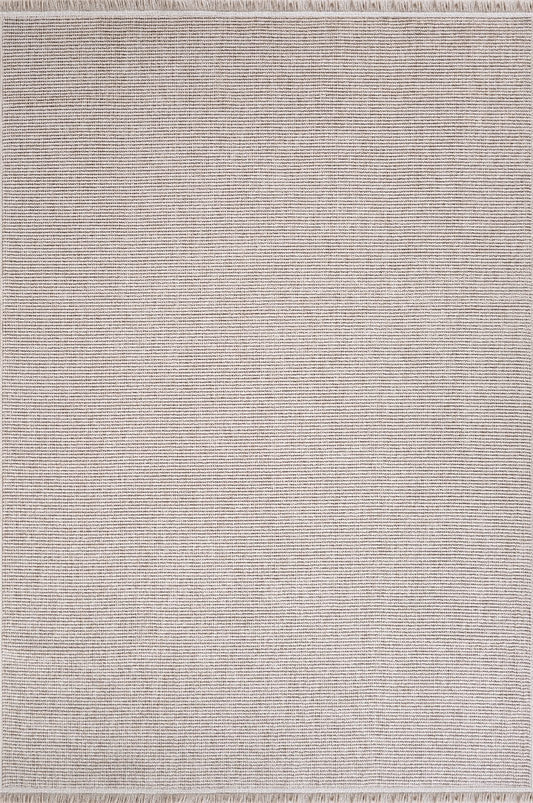 Rugs Depot White Modern Ecoloop EC001 Area Rug – 100% Polyester, Non‑Shed, Easy‑Clean, Durable | Bedroom, Study, Kids Room, Entryway