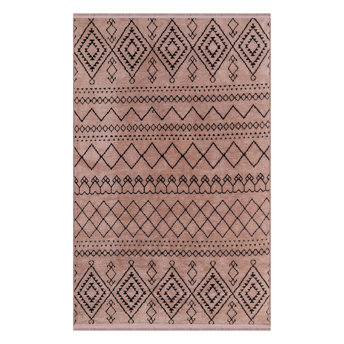 Machine Washable Rug RW1801 – BROWN Soft Chenille
