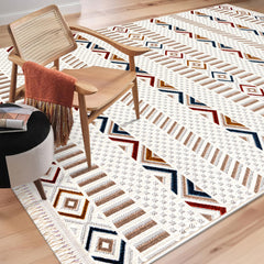 RUGS DEPOT Area Rug for Living Room, Bedroom & Hallway – Soft & Durable Low Pile Area Rugs – Bohemian, Aztec & Boho Style – Pet & Kid-Friendly, Ideal for High-Traffic Areas (Copy)