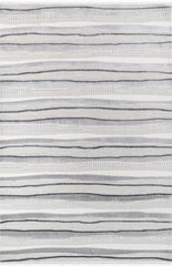 Rugs Depot Grey Modern Boyut BY045 Area Rug – Polypropylene and Polyester, Non‑Shed, Easy‑Clean, Durable | Bedroom, Study, Kids Room, Entryway