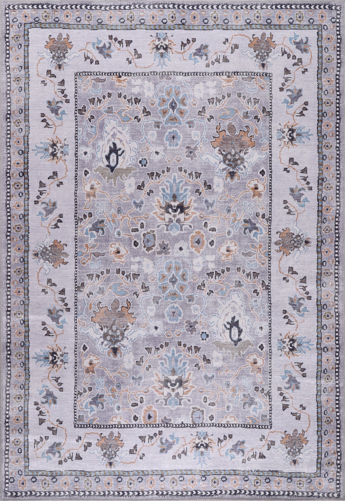 Rugs Depot Kilim Red Medallion Washable Rug Design LD0015