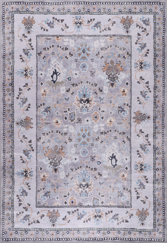 Rugs Depot Kilim Red Medallion Washable Rug Design LD0015