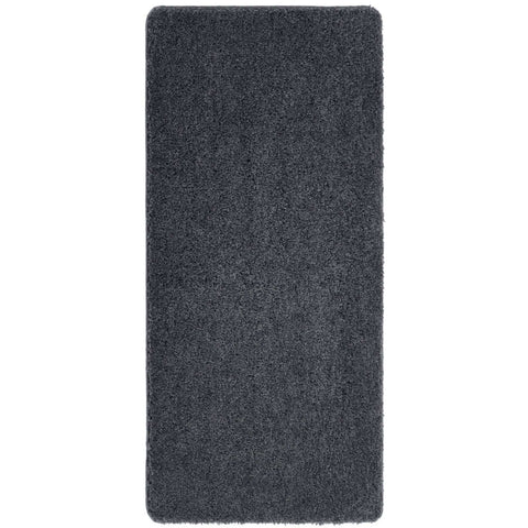 Washable Charcoal Shaggy Rug