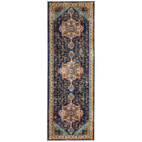 Granada Multicolour Vintage Rug | Emerald