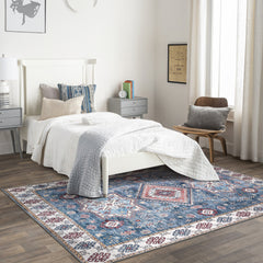 Rugs Depot - Tribal Multicolor Geometric Washable Rug, Design NL1016