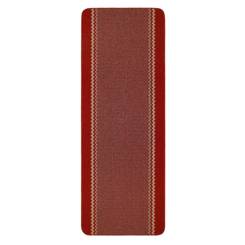 Washable Designer Bordered Red Rug | 116R