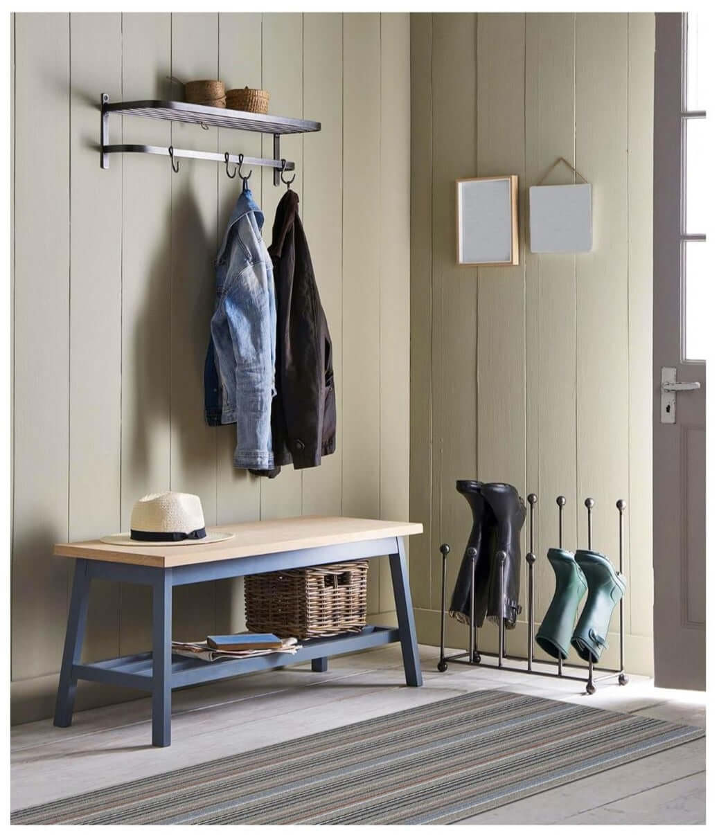 Stockholm Grey/Clay Washable Mat — room photo 2