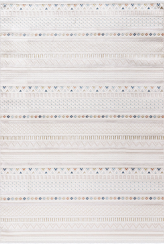 Rugs Depot Multicolor Modern Zenta ZN003 Area Rug – Acrylic and Polyester, Non‑Shed, Easy‑Clean, Durable | Bedroom, Study, Kids Room, Entryway