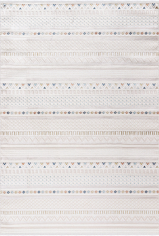 Rugs Depot Multicolor Modern Zenta ZN003 Area Rug – Acrylic and Polyester, Non‑Shed, Easy‑Clean, Durable | Bedroom, Study, Kids Room, Entryway