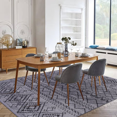 Machine Washable Rug RW1801 – DARK GRAY Soft Chenille