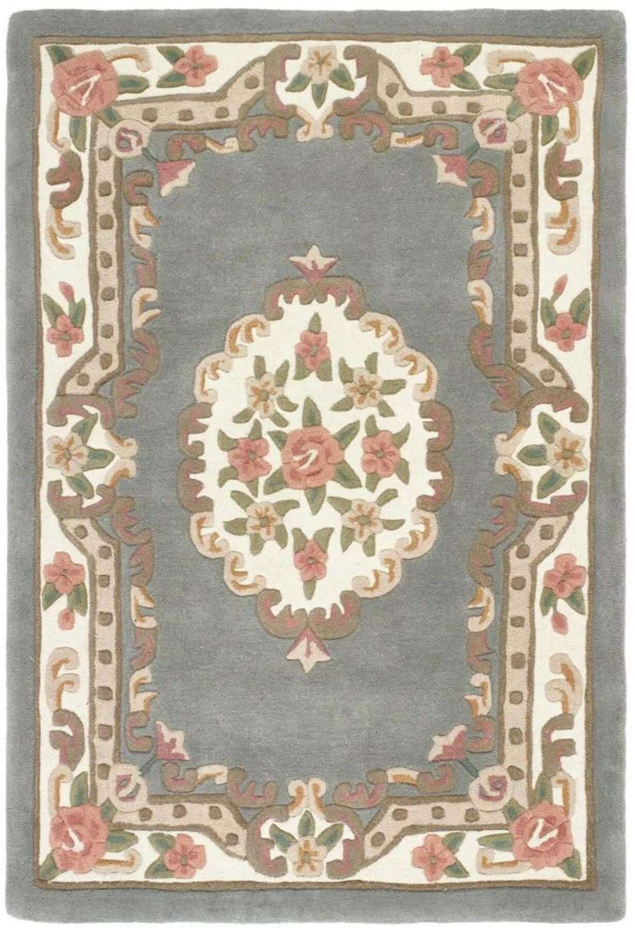 Shensi Grey Medallion Rug