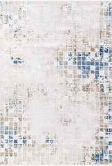 Rugs Depot Cream Modern Zenta ZN001 Area Rug – Acrylic and Polyester, Non‑Shed, Easy‑Clean, Durable | Bedroom, Study, Kids Room, Entryway