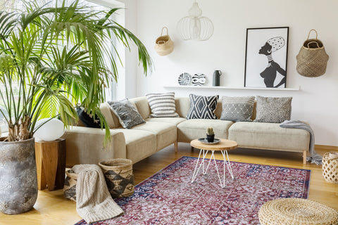 Rugs Depot Kilim Red Medallion Washable Rug Design 1486