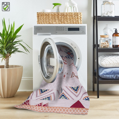 Rugs Depot - Bohemian Grey Striped Washable Rug, Design NL1002