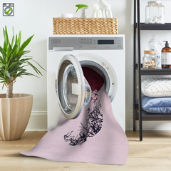 Rugs Depot - Geometric Black & White Patchwork Washable Rug, Design NL1003