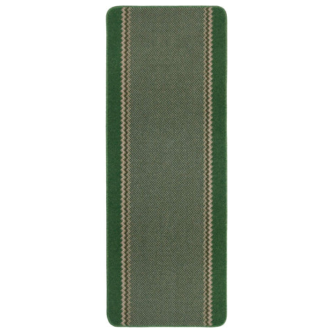 Washable Designer Bordered Green Rug | 116Gr