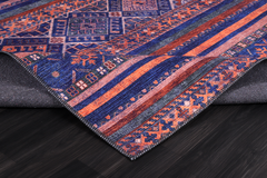 Rugs Depot Modern Purple Floral Washable Rug Design 1322M