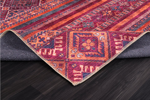 Rugs Depot Tribal Multicolor Geometric Washable Rug Design 1322
