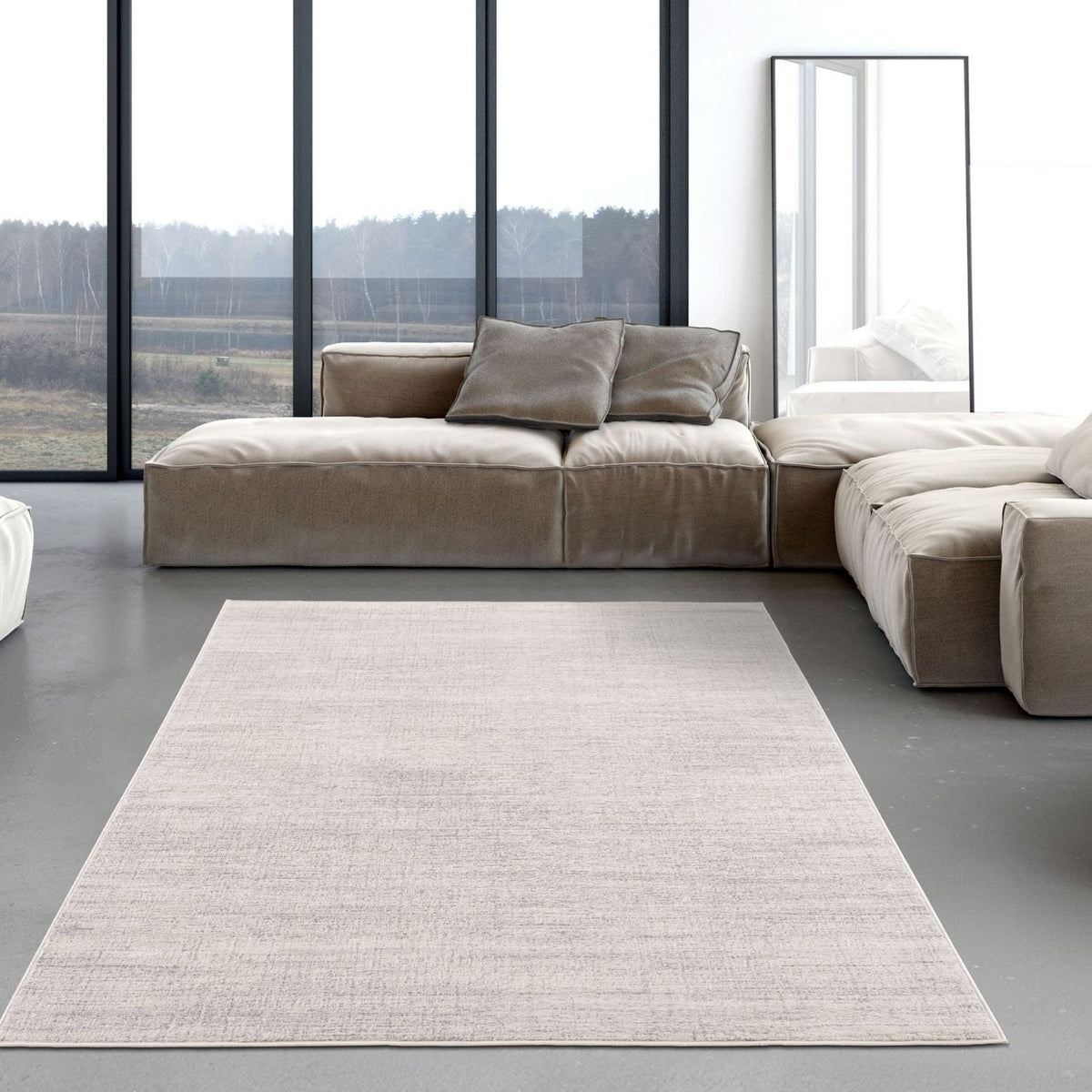 Montana Cream & Grey Rug | 3800 — room photo 13