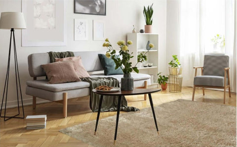 Lagom Natural Shaggy Rug
