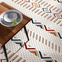 RUGS DEPOT Area Rug for Living Room, Bedroom & Hallway – Soft & Durable Low Pile Area Rugs – Bohemian, Aztec & Boho Style – Pet & Kid-Friendly, Ideal for High-Traffic Areas (Copy)