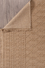 Rugs Depot Beige Kilim Flatweave Bravvo BR003 Area Rug – Durable Synthetic Fibres, Bedroom, Study, Kids Room, Entryway