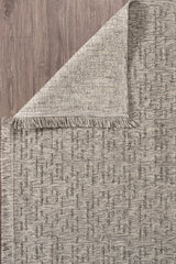 Rugs Depot Grey Kilim Flatweave Bravvo BR005 Area Rug – Durable Synthetic Fibres, Bedroom, Study, Kids Room, Entryway