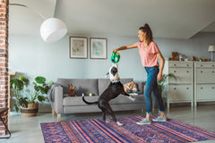 Rugs Depot Modern Purple Floral Washable Rug Design 1322M