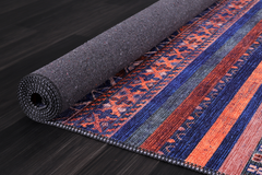 Rugs Depot Modern Purple Floral Washable Rug Design 1322M