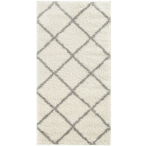 Moroccan Ivory Shaggy Rug | 500