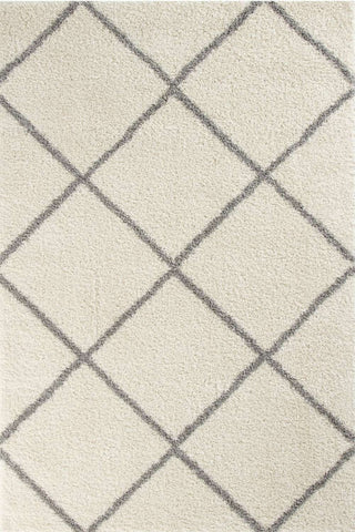 Moroccan Ivory Shaggy Rug | 500