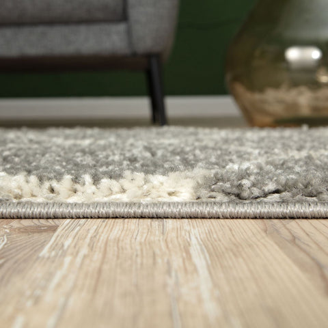 Moroccan Grey Shaggy Rug | 510
