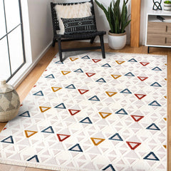 RUGS DEPOT Area Rug for Living Room, Bedroom & Hallway – Soft & Durable Low Pile Area Rugs – Bohemian, Aztec & Boho Style – Pet & Kid-Friendly, Ideal for High-Traffic Areas (Copy)