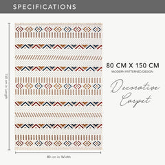 RUGS DEPOT Area Rug for Living Room, Bedroom & Hallway – Soft & Durable Low Pile Area Rugs – Bohemian, Aztec & Boho Style – Pet & Kid-Friendly, Ideal for High-Traffic Areas (Copy)