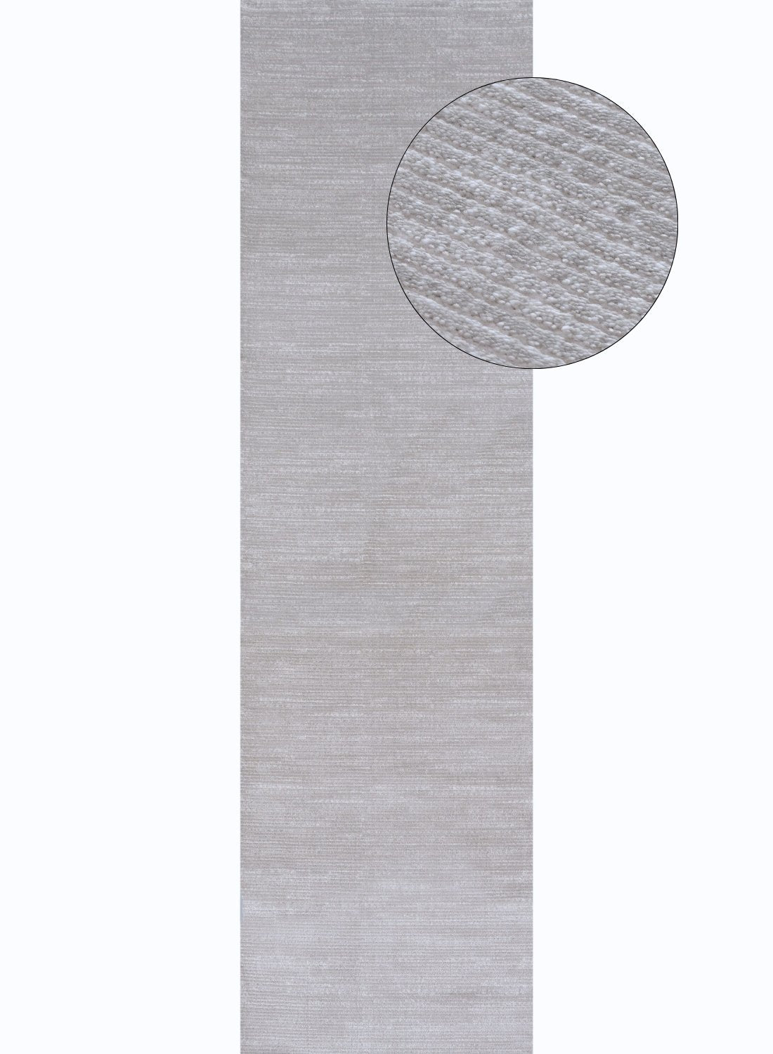 Carmel Grey-Cream Striped Rug | 6020 — room photo 10