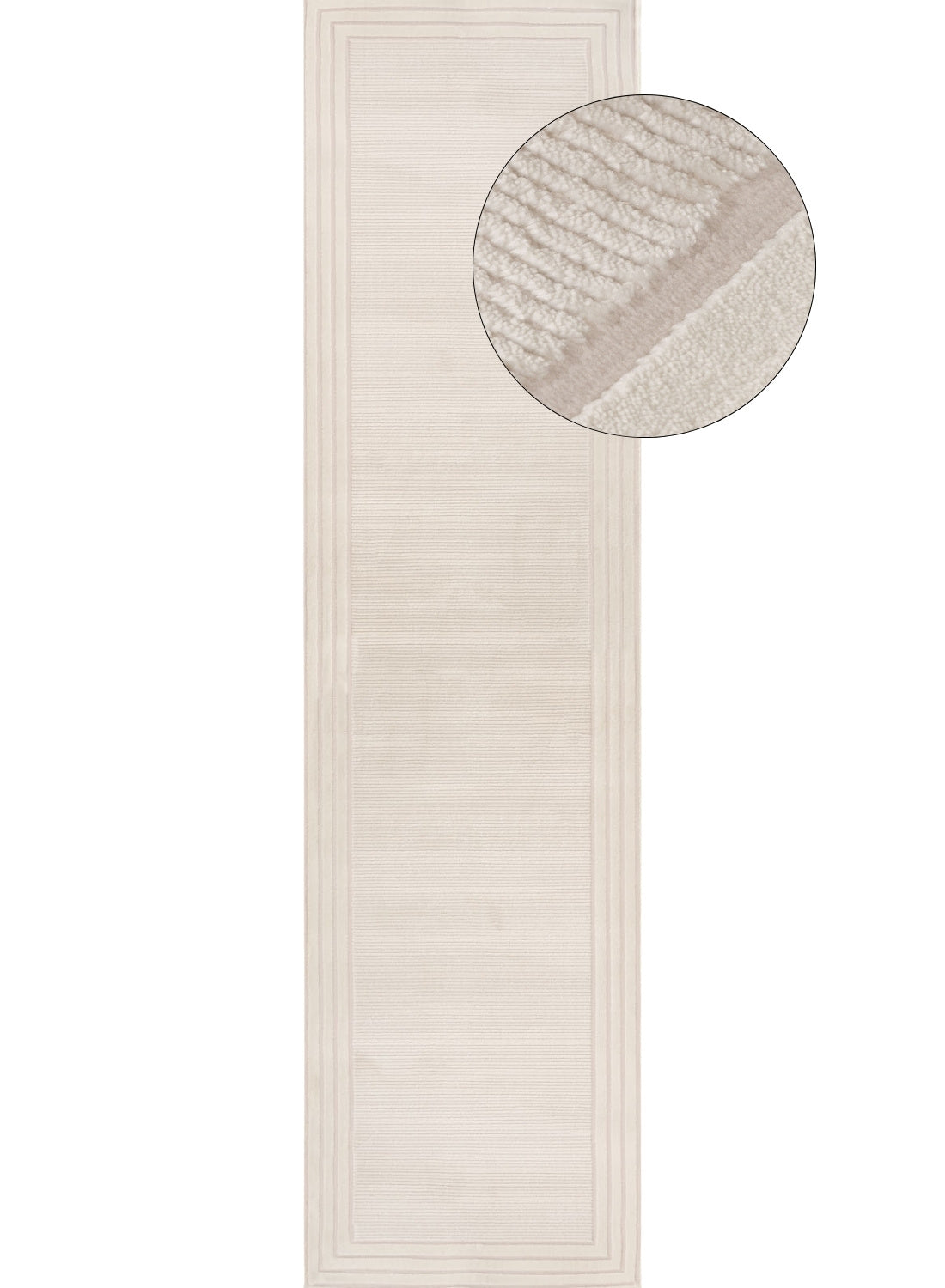 Carmel Cream Bordered Rug | 6060 — room photo 11