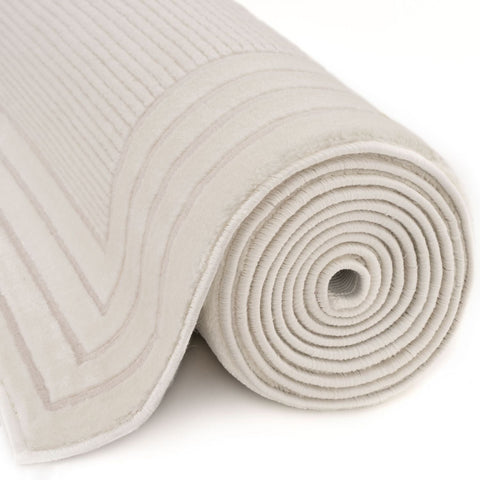 Carmel Cream Bordered Rug | 6060