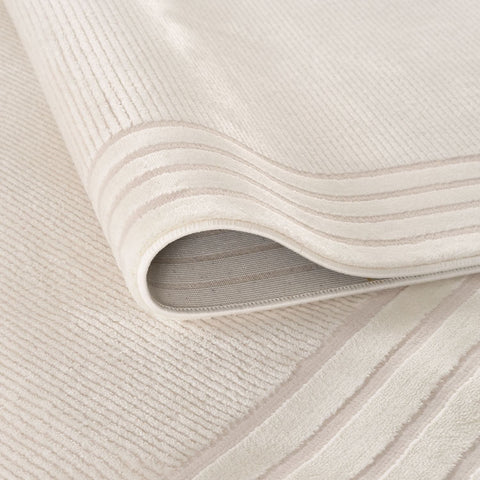Carmel Cream Bordered Rug | 6060