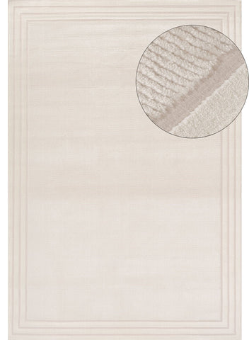 Carmel Cream Bordered Rug | 6060