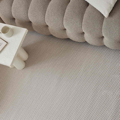 Carmel Cream-Beige Dots Rug | 6080