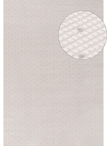 Carmel Cream-Grey Dots Rug | 6080