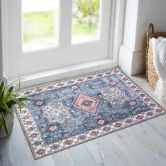 Rugs Depot - Tribal Multicolor Geometric Washable Rug, Design NL1016