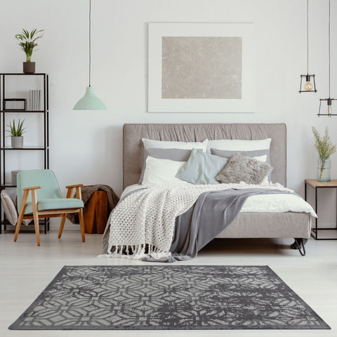 Washable Rug Carina Black | 6930B