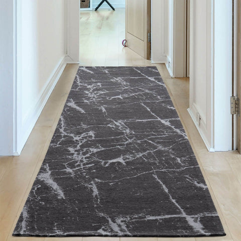 Washable Rug Carina Dark Grey | 6952D