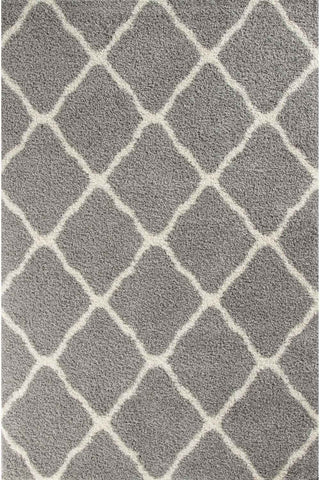 Moroccan Grey Shaggy Rug | 710