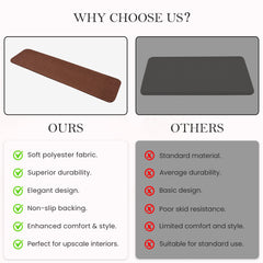 RUG WEAVERS Non-Slip Carpet Stair Treads (7 Pack) - Easy Installation - Safety Protection Anti-Skid Rug Pads for Kids and Pets - Self-Adhesive Step Mats for Stairs – 20 x 76 cm (7, BEIGE)