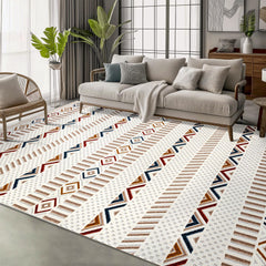 RUGS DEPOT Area Rug for Living Room, Bedroom & Hallway – Soft & Durable Low Pile Area Rugs – Bohemian, Aztec & Boho Style – Pet & Kid-Friendly, Ideal for High-Traffic Areas (Copy)