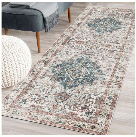 Carmel Cream Bordered Rug