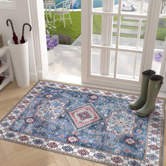 Rugs Depot - Tribal Multicolor Geometric Washable Rug, Design NL1016