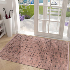Machine Washable Rug NT201 – BROWN Soft Chenille